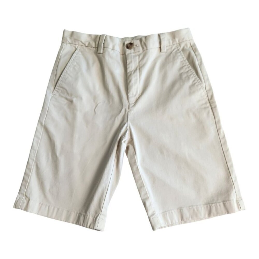 Vineyard Vines Casual Boys Khaki Shorts Size 14 w/ Pockets and Zip Closure